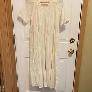 Beautiful Madewell cotton tiered dress